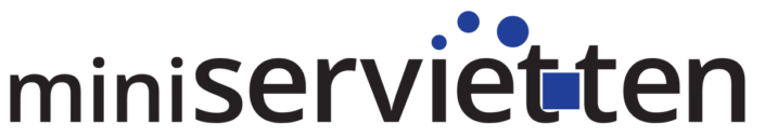 Miniservietten logo